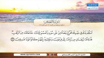 سورة القصص | تلاوة مباركة من الآية 29 إلى الآية 35 | بصوت القارئ الشيخ أنس العمادي
