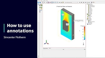 HOW TO Use annotations in Simcenter Flotherm | Tutorial #HowToSimcenterFlotherm #SimcenterCFD