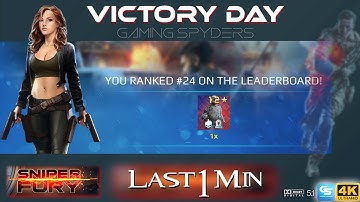 Victory Day Last 1 Min Gameloft  sniper fury walkthrough