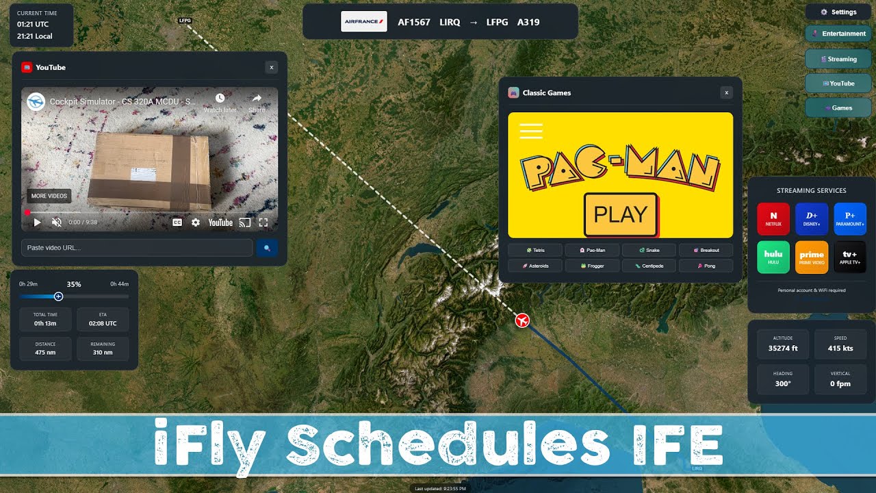 iFly Schedules - iFly IFE - YouTube