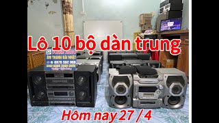 🎯ngày 27/4 e lên sóng 10 bộ dàn trung âm thanh bãi,giá cả phải chăng,zalo 0976.592.986