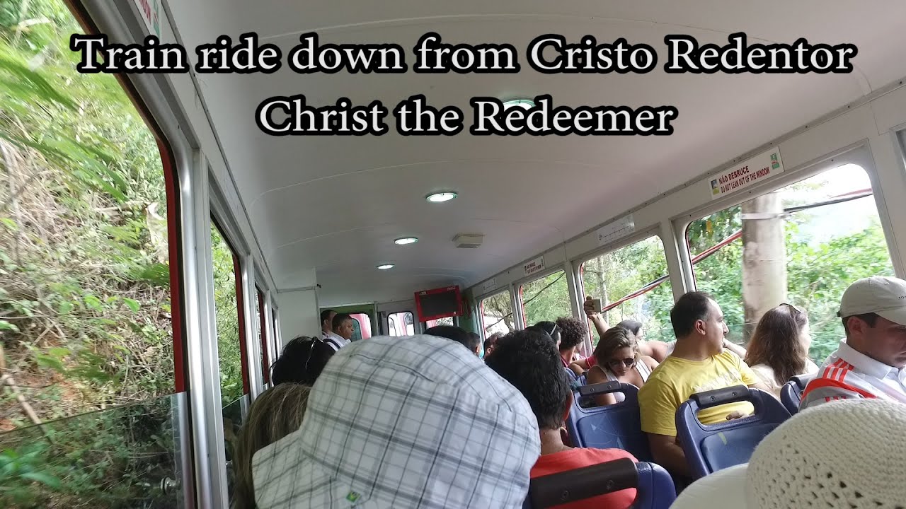 Train ride down from Christ the Redeemer, Rio de Janeiro Brazil ...