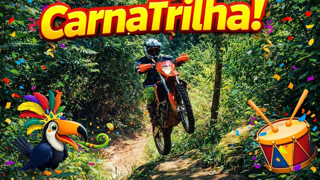 Trilha no Feriado do Carnaval. Levamos Vinicius na Trilha de Jaciara. 