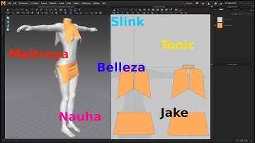 Marvelous Designer / 3ds Max - Transfer clothing details and their UVW maps to other shapes