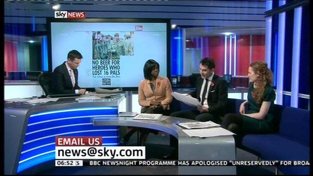 Sky News Newspaper Review Guests Today