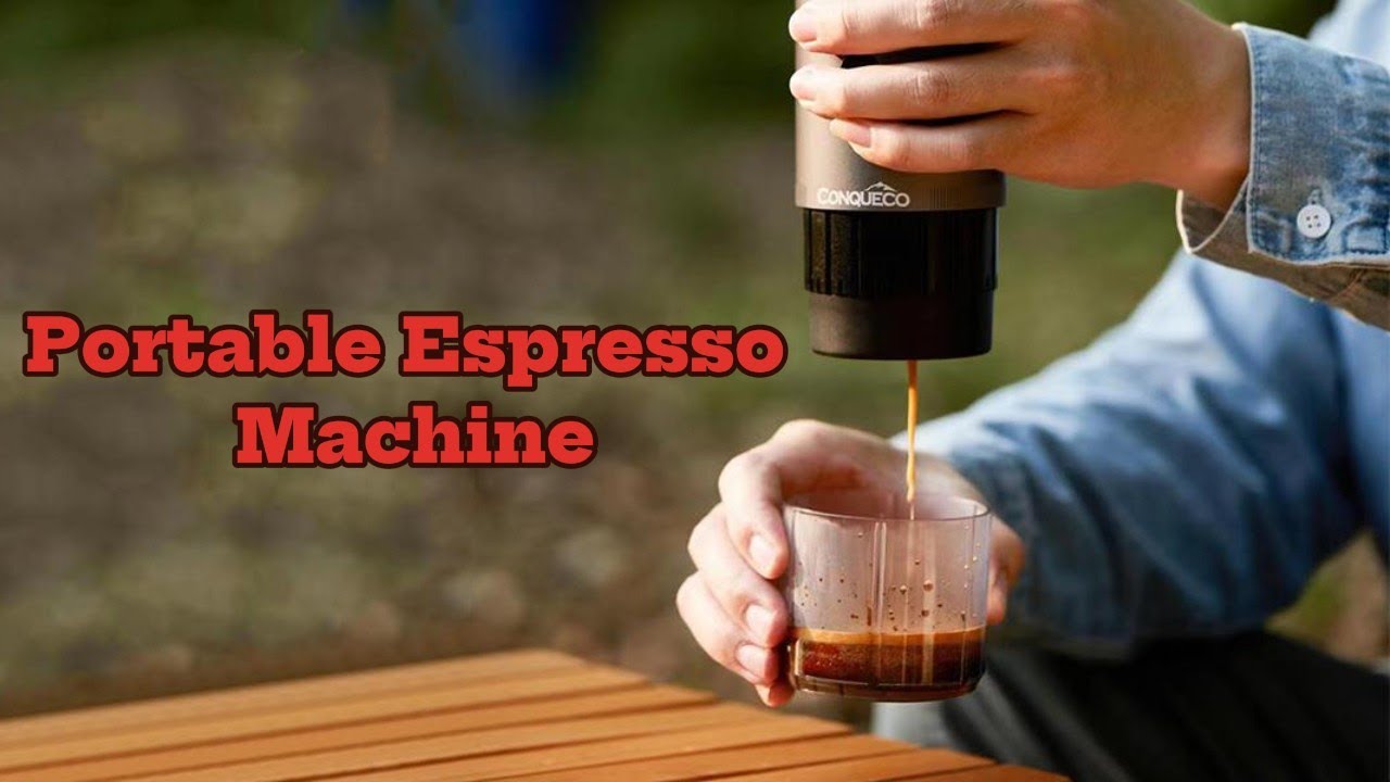 CONQUECO Portable Espresso Machine Review YouTube