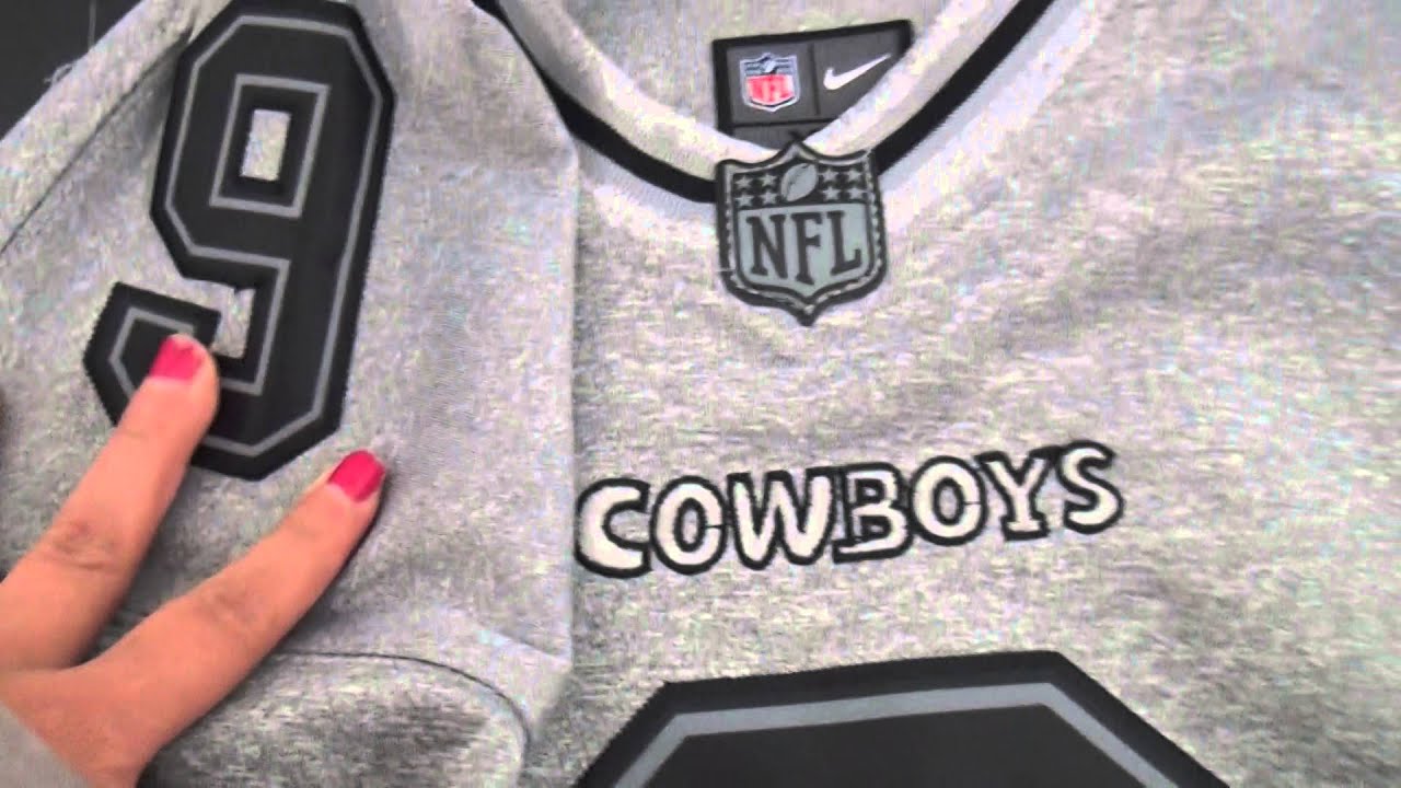 dallas cowboys gridiron grey jersey