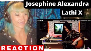 Josephine Alexandra - Weird Genius -  Lathi ( Fingerstyle Guitar Cover) | Artist Reaction & Analysis