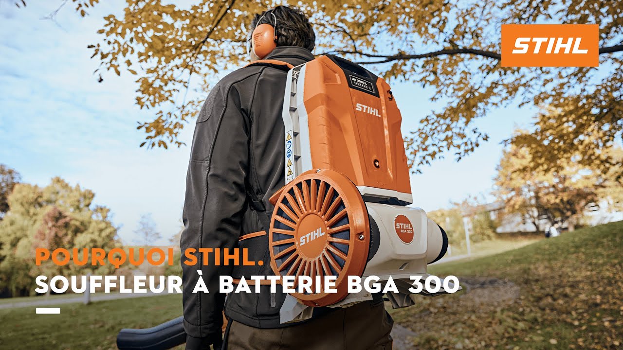 Souffleur à batterie BGA 300  : Puissance, silence et autonomie | STIHL