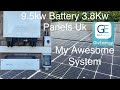 Uk Solar Panels Inverter with batteries Home Storage Generation Free Power System Off Grid