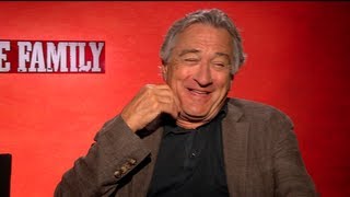 THE FAMILY Interviews Robert De Niro Michelle Pfeiffer Dianna Agron John D Leo