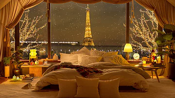 Cozy Paris Night 🎵 Smooth Jazz for Study and Chill 🌙 Relaxing Piano Jazz Music