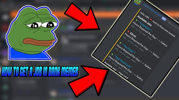 How to get JOBS in DANK MEMER Very EASILY!