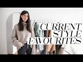 Current Style Favourites & New in from FARFETCH (Try-On/Minimal Outfit How to Style) [AD]