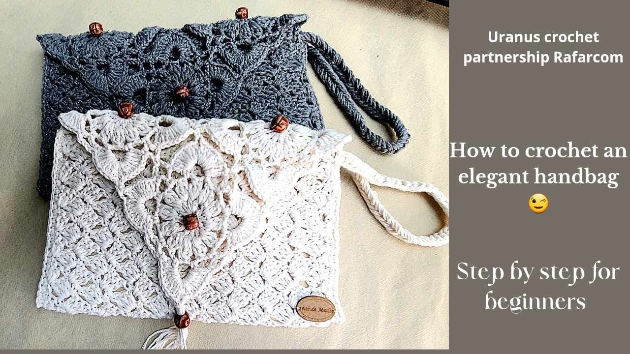 How To Crochet The Tiffany Clutch with liner Handbag Purse Bag O Day  TUTORIAL #407 