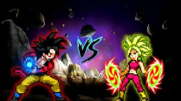Son Goku SSJ4 V5 (New) VS Kefla SSL DBFZ V2 in Jump Force Mugen