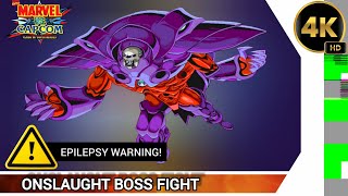 MARVEL vs. CAPCOM Onslaught Boss Fight (Hardest - No Losses)(EPILEPSY WARNING!)