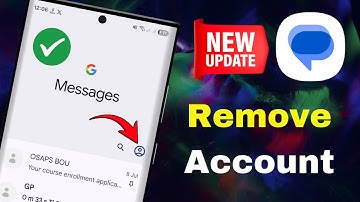 How to remove google account from message app - Step by step guide