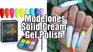 Testing Modelones Solid Cream Gel Polish | Color Cube Palette... 😮
