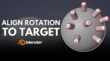 Align Rotation to Target in Blender!