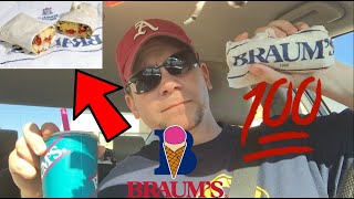 Jackson Reviews Braum's Grande Burrito, Bacon/Egg/Cheese Biscut, & Salted Caramel Truffle Shake