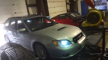 Legacy gt wagon vf52 dyno run