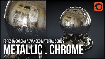 Corona Advanced Material #2 - Chrome - Corona Render Free Tutorial Lesson