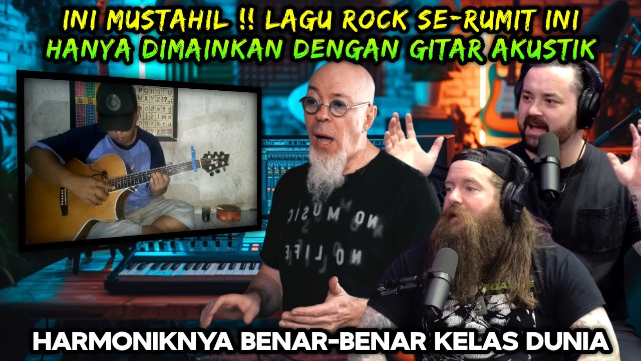 Ini Mustahil ❗ Lagu Rock Se-Rumit Ini Hanya Dimainkan Dengan Gitar Akustik