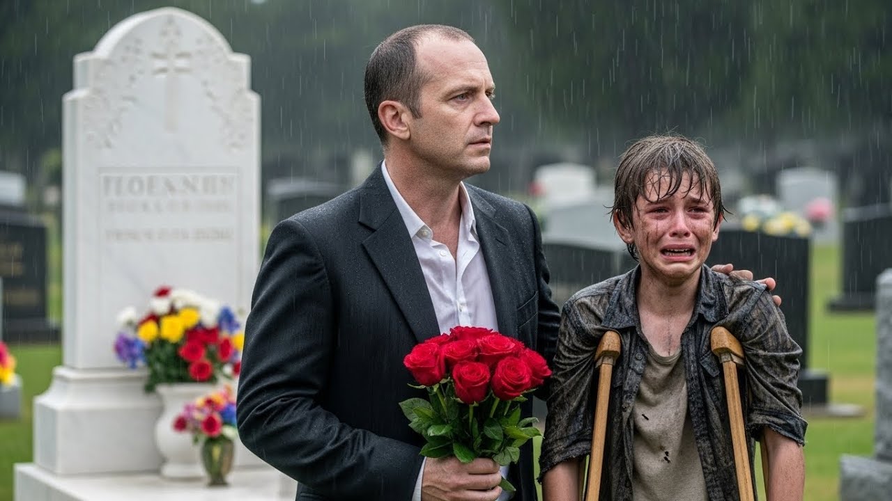 Бездомный мальчик посмотрел в глаза миллионеру и сказал: «Папа… я жив»