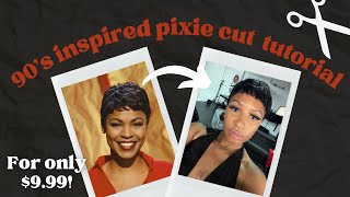 Watch me Work: 90s Inspired Pixie Cut Tutorial