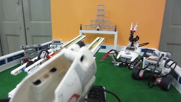 The Typ3 B RDT( Rotating Dual Turret) made withlEGO MINDSTORMS EV3
