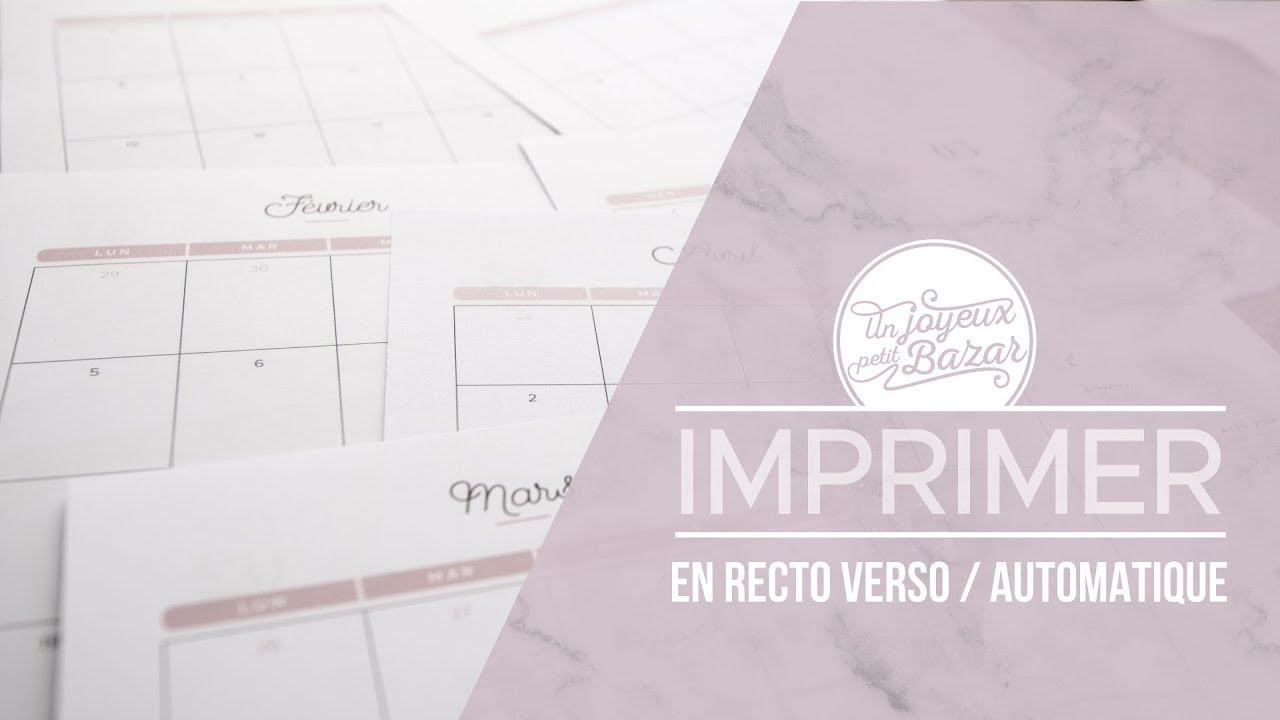 Imprimer Recto Verso Dans Le Meme Sens