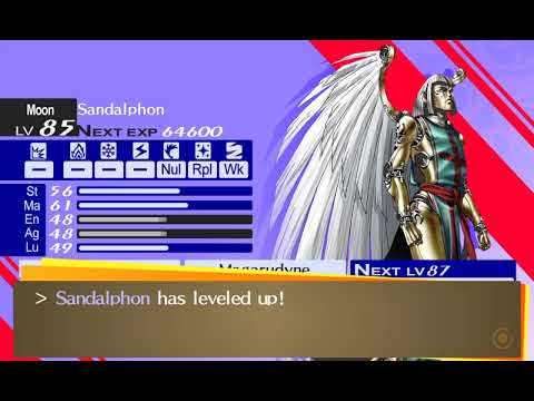 How to Fuse Sandalphon サンダルフォン (MAX Moon) Persona 4 Golden PC - YouTube