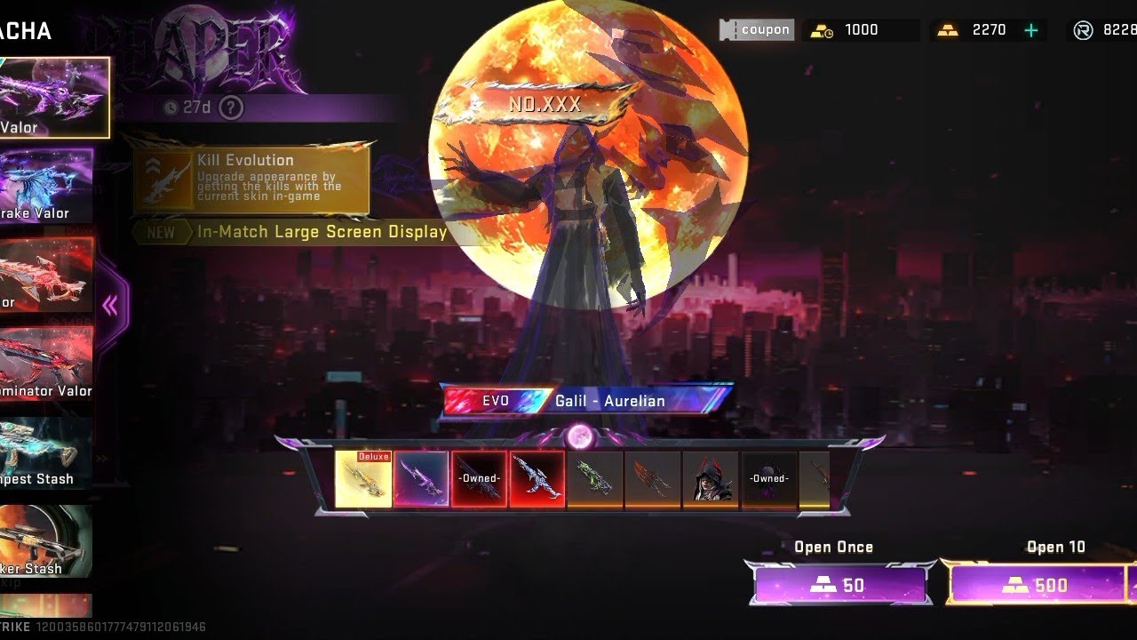 BLOODSTRIKE | Eternal Vector - "SHADOWDRAKE" & Evo Galil - "REAPER" Spend 8000 Gold | Full Draw 🥵🥵