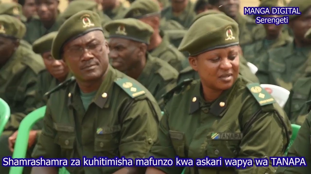 SHAMRASHAMRA ZA KUHITIMISHA MAFUNZO ASKARI 170 WA TANAPA