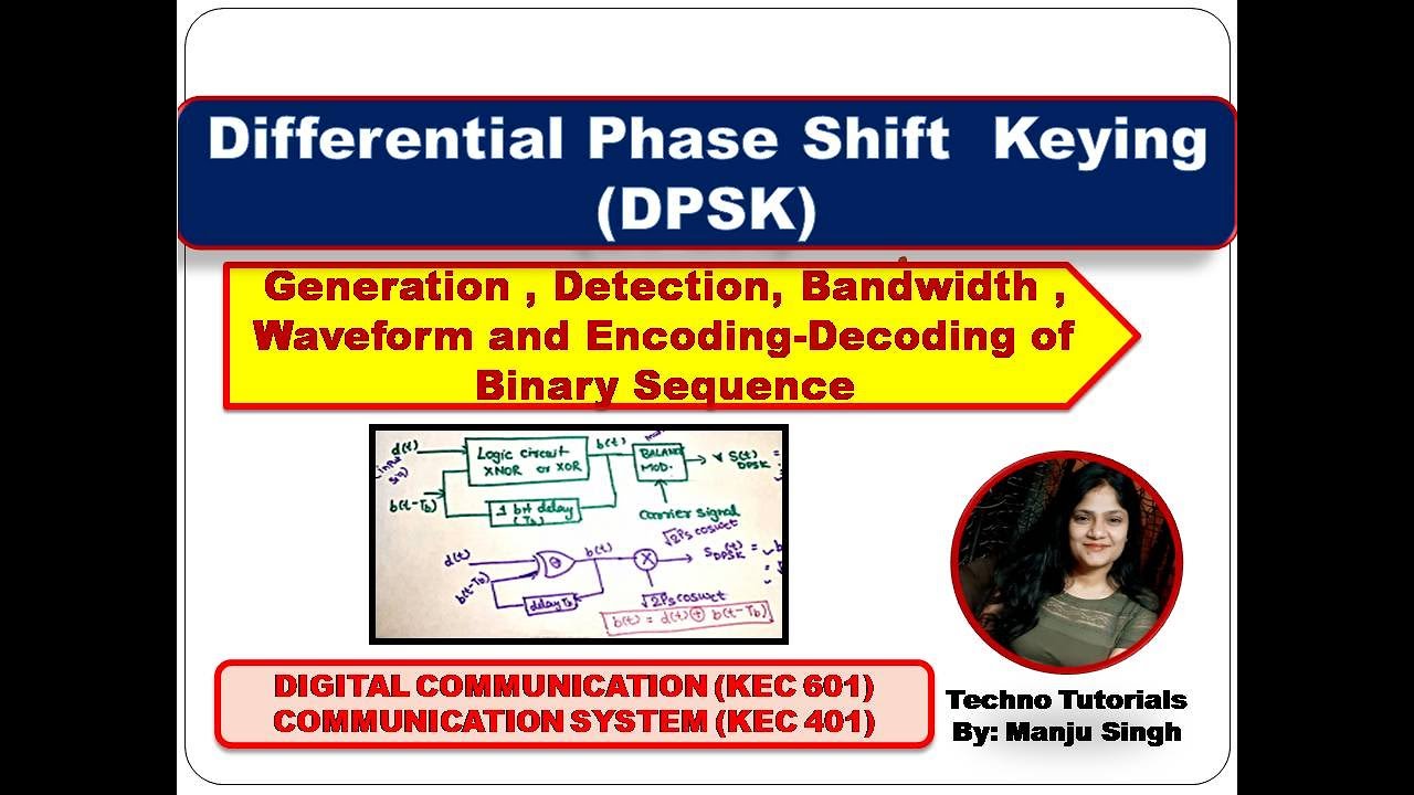 give a presentation on generation and detection of dpsk