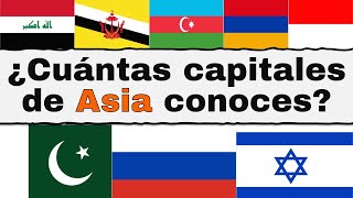 ¿Cuántas capitales de Asia conoces?