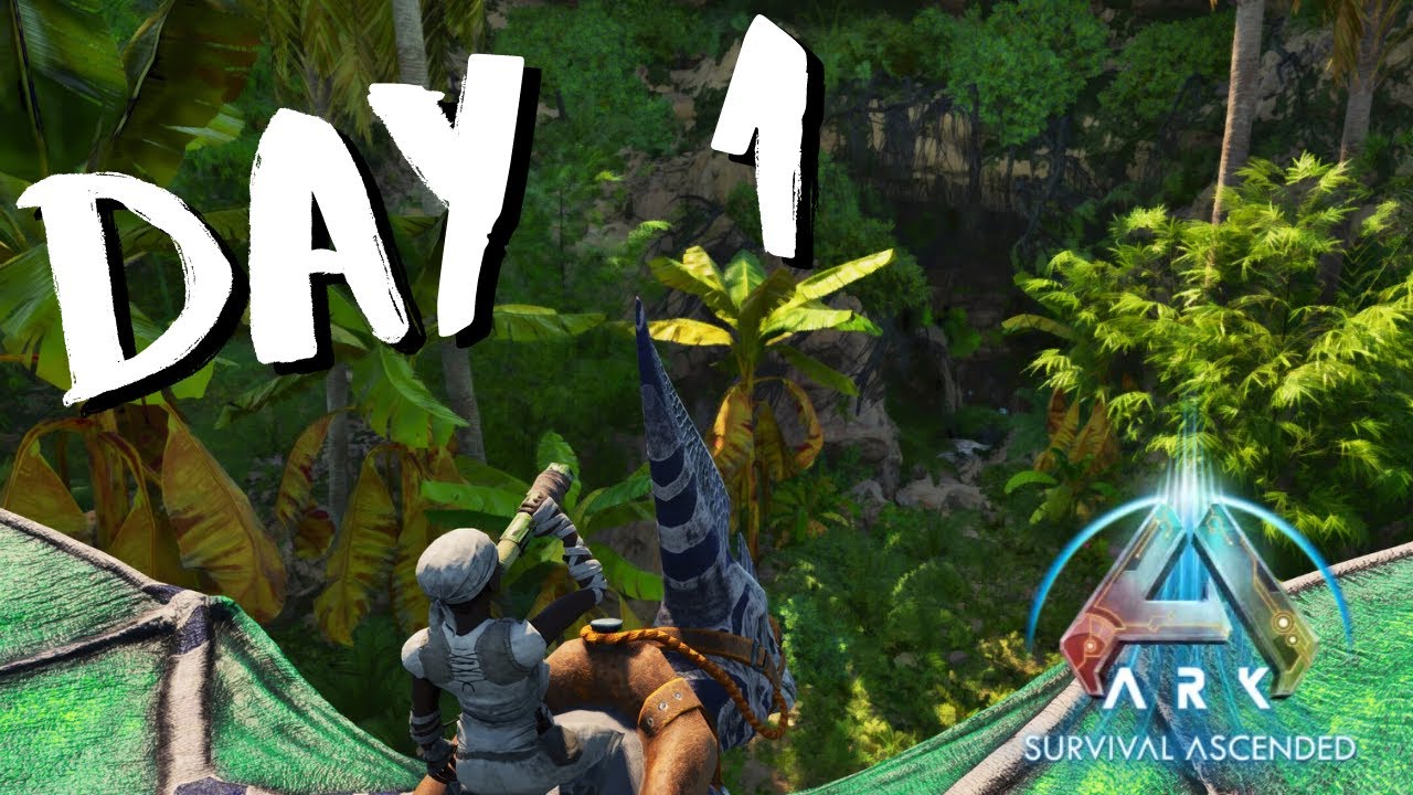 Claiming the Most Underrated Cave Day 1 on Ark Survival Ascended Small ...