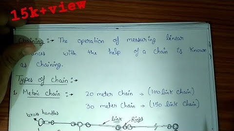 Chain Surveying//Ranging, offsets //type of chain//error in chain Survey NUMERICALS//lecture-9