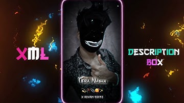 TARA NASHA SONG XML 😊🖤 ALIGHT MOTION NEW TREND XML BY @XRIYANEDITZ #crazy_editor_bd