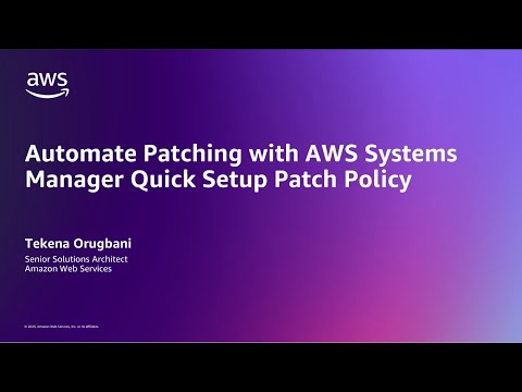 Video: Was ist Patchen in AWS?