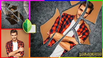 Broken Mirror Creative Photo Editing | Snapseed Editing Tutorial | Trending |Vijay Mahar Consept