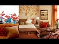 Autumn Color Ideas at Home. Decoration with Autumn Colors.