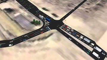 Partial Cloverleaf Interchange (ParClo) Synchro