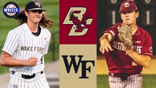 #19 Boston College vs #2 Wake Forest Highlights | 2023 College Baseball Highlights