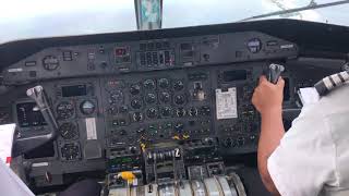 Dash-8 Landing Majuro Marshall Islands