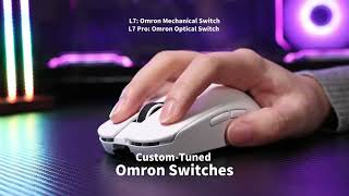 MCHOSE L7 Wireless Gaming Mouse L7 Ultra PAW3395 26K Sensor Dual