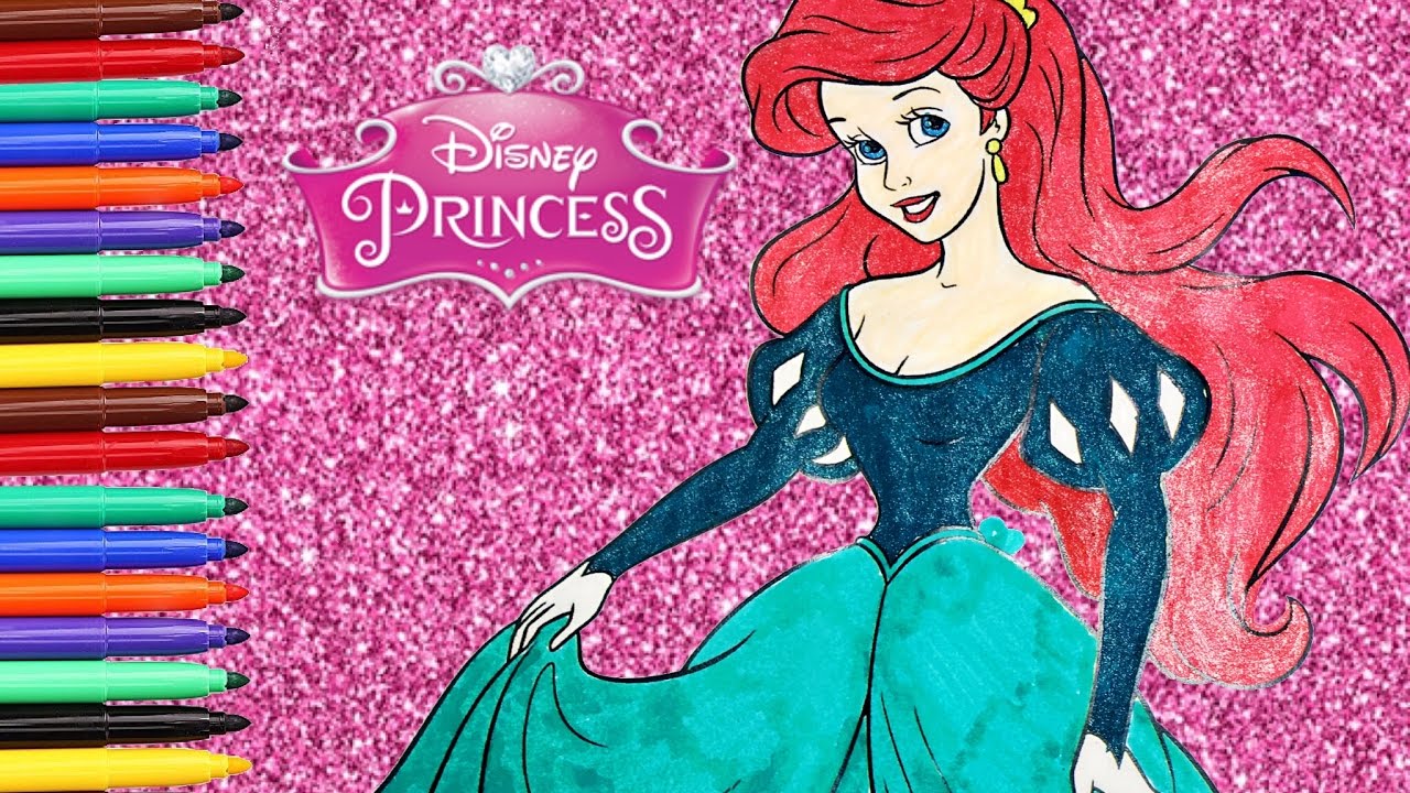 La Sirenetta Ariel Disegni da colorare Principessa Disney