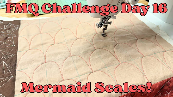 ✨Mermaid Scales FMQ Using Grid Quilting! You've GOT To Try This One!