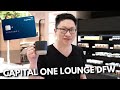 NEW Capital One Lounge DFW 🥃 | Worth $65?! | Venture X, Venture, Spark Miles